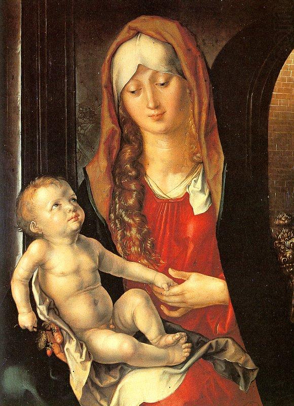 Virgin Child before an Archway, Albrecht Durer